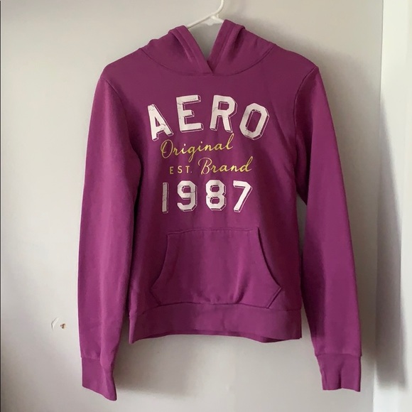 aeropostale purple hoodie